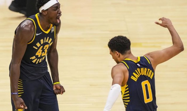  哈利伯顿全能表现步行者加时险胜公牛保留季后赛希望